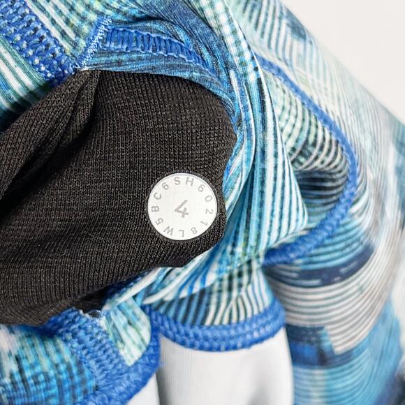 Lululemon Womens Size 4 Wunder Under Hi-Rise 7/8 Tight 25" Sun Dazed Multi Blue - Picture 11 of 11